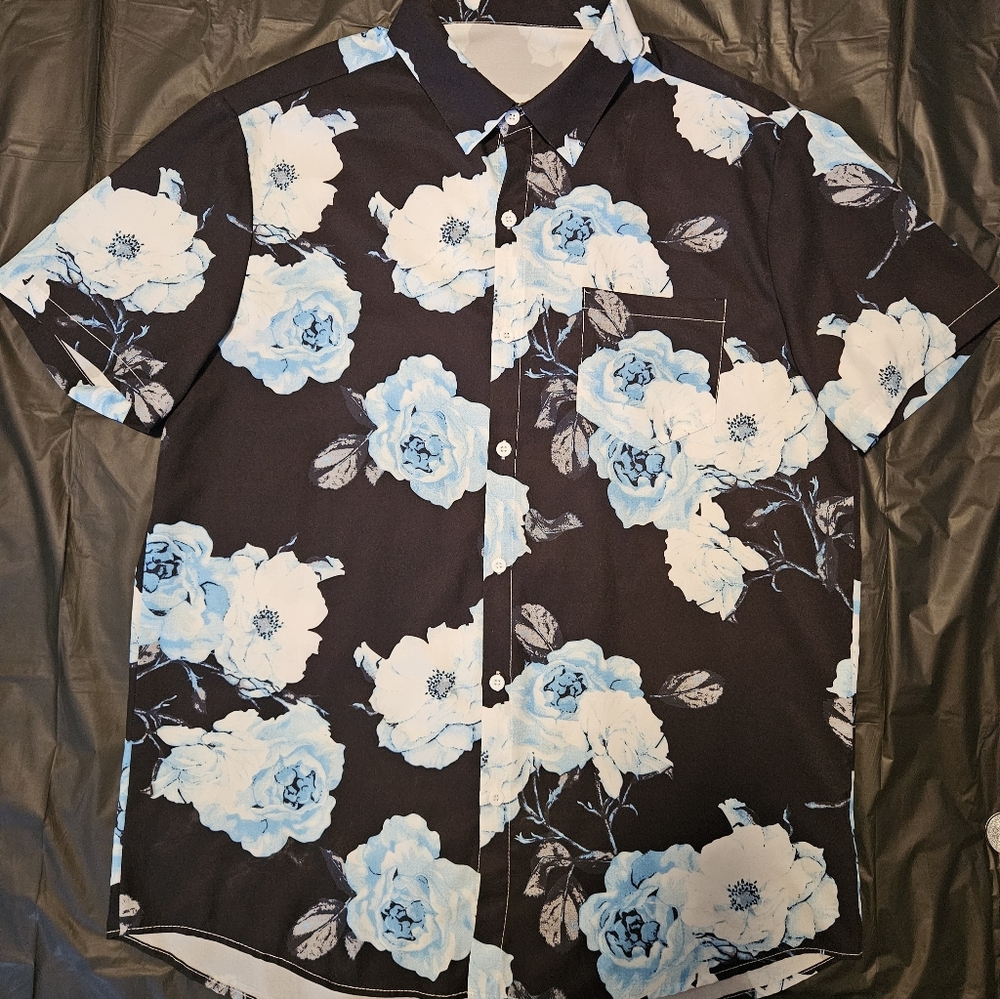 Matching Outfit Light Blue Shirt And Shorts Set